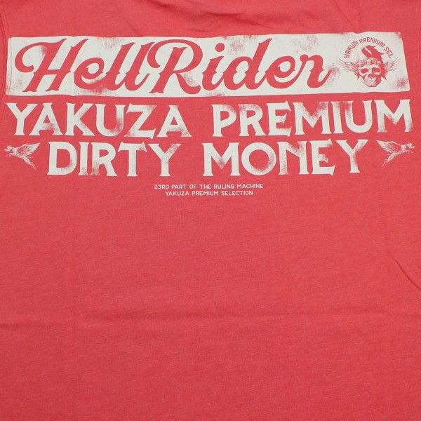 Tričko YAKUZA Hell Rider - červené